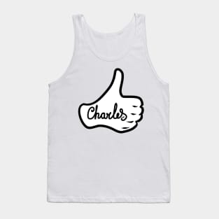 Men name Charles Tank Top